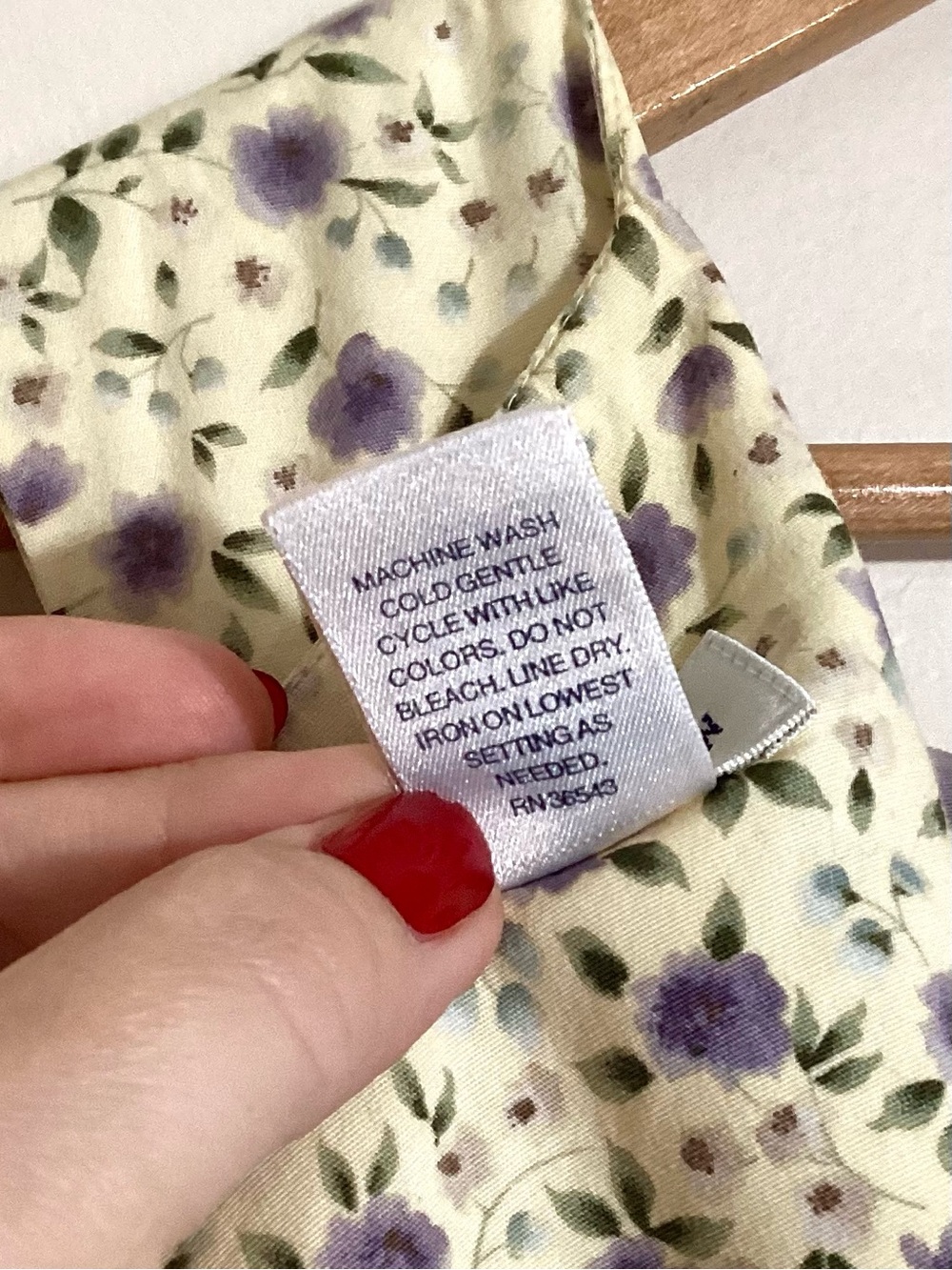 Vtg 90s Microfloral Sleeveless Midi Dress Sz 14 - Picture 13 of 15